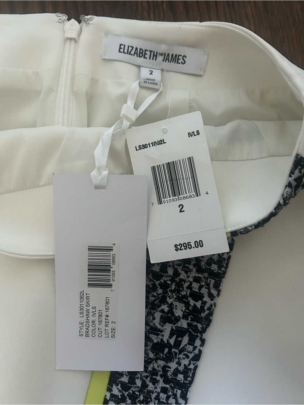 NWT Elizabeth and James Bradshaw Skirt sz 2 - Picture 4 of 5